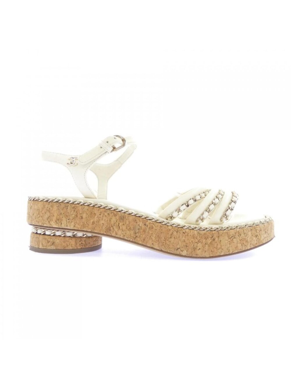 Chanel Sandals White
